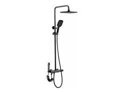 Conjunto De Duche Com Termóstato Rea Rob Termostat Black