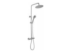 Conjunto De Duche Com Termóstato Rea Vincent Termostat Brush Nickel
