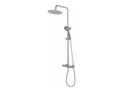 Conjunto De Duche Com Termóstato Rea Vincent Termostat Brush Nickel