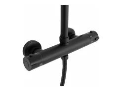 Conjunto De Duche Rea Bliss Thermostat Black