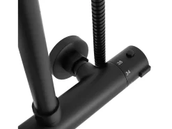 Conjunto De Duche Rea Bliss Thermostat Black