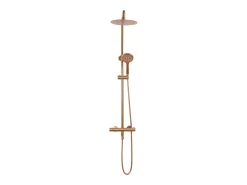 Conjunto De Duche Rea Lungo Thermostat Brush Copper