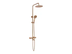 Conjunto De Duche Rea Lungo Thermostat Brush Copper