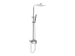 Conjunto De Duche Rea Lungo Thermostat Brush Gold