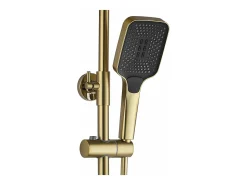 Conjunto De Duche Rea Rob Thermostat Brush Gold