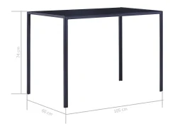 Conjunto de jantar 5 pcs azul