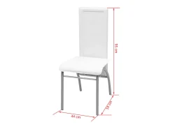 Conjunto de jantar 5 pcs branco