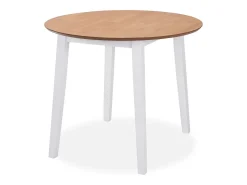 Conjunto de jantar 5 pcs MDF e seringueira branco