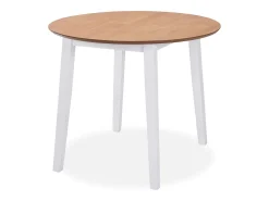 Conjunto de jantar 3 pcs MDF e seringueira branco