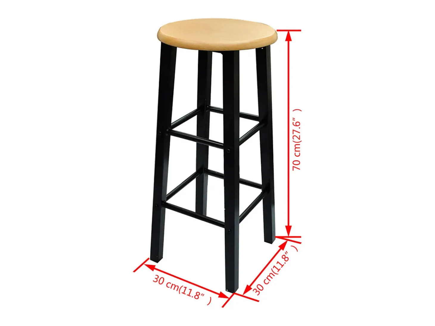 Conjunto de jantar com mesa madeira bronze e aço preto