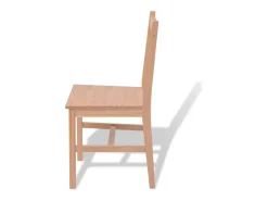 Conjunto de jantar de 7 pçs em pinho