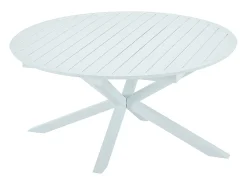 Conjunto de jantar de jardim alumínio: uma mesa extensível + 4 cadeirões - YOHA de MYLIA