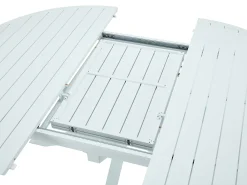 Conjunto de jantar de jardim alumínio: uma mesa extensível + 4 cadeirões - YOHA de MYLIA