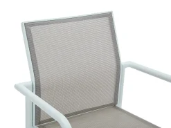 Conjunto de jantar de jardim alumínio: uma mesa extensível + 4 cadeirões - YOHA de MYLIA