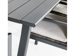 Conjunto de jantar de jardim ONIX 7 peças Antracite