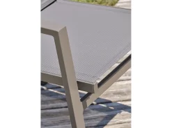 Conjunto de jantar de jardim em alumínio com 8 lugares