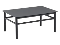 Conjunto de jardim em alumínio: um sofá de 2 lugares, 2 poltronas e uma mesa de centro - Antracite - LISMO da MYLIA