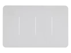 Conjunto de jardim em alumínio: um sofá de 2 lugares, 2 poltronas e uma mesa de centro - Branco com almofadas bege - TAVINYA da MYLIA
