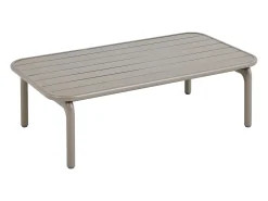 Conjunto de jardim em alumínio: um sofá de 3 lugares, 2 poltronas e uma mesa de centro - Taupe - ZAYORA de MYLIA