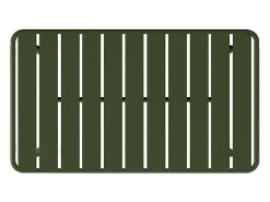 Conjunto de jardim em metal: um banco, 2 cadeirões baixos e uma mesa de centro - Caqui - MIRMANDE da MYLIA