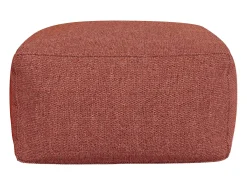 Conjunto de jardim em tecido para 4 lugares: 1 sofá, 1 chaise longue e um pufe - Terracotta - NOUMARA da MYLIA