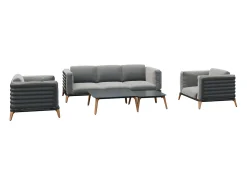 Conjunto de jardim FERRARI Cinza