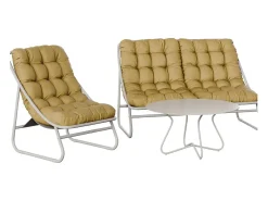 Conjunto de jardim FORMENTERA 4 lugares Mostarda
