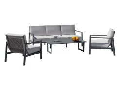Conjunto de jardim ONIX 4 peças Antracite