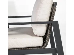 Conjunto de jardim ONIX 4 peças Antracite