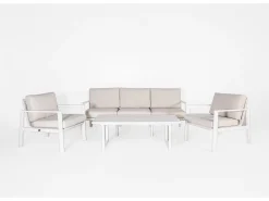Conjunto de jardim ONIX 4 peças Branco
