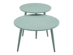 Conjunto de lazer de jardim polipropileno e metal verde amêndoa - LOYNA de MYLIA