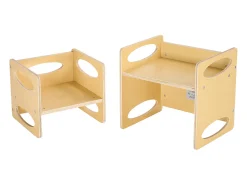 Conjunto de Mesa e Cadeira de Desmame Montessori SucceBuy, Mesa e Cadeira de Atividades para Crianças, Madeira