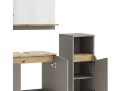 Conjunto de móveis de casa de banho cinzento-bege 60x35x57 marelle