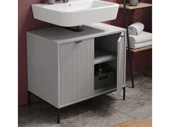 Conjunto de móveis de casa de banho cinza 70x45x63 eliza