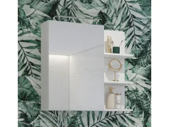 Conjunto de móveis de casa de banho com lavatório duplo Sophéa branco