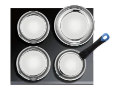 Conjunto de panelas Arthur Martin 18 peças inox 18/10 para todos os fogões com cabo removível