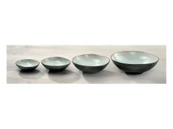 Conjunto de Pequenas Tigelas Shadow Nacre 12 cm (x6) em Grés Reativo Esmaltado - Coleção Luminosa por Médard de Noblat