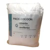 Conjunto de Roupa de Cama em Microfibra Quente 200x200 cm + 2 Almofadas 60x60 cm Branco