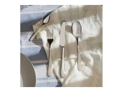Conjunto de talheres Alessi Nuovo Milano 24 peças em aço inoxidável prateado