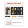 Conjunto de Talheres Conjunto de Talheres em Aço Inoxidável com 30 Peças para 6 Pessoas, Serviço de Cozinha.