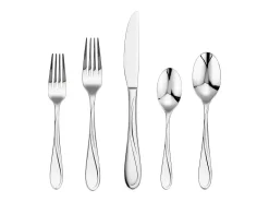 Conjunto de Talheres SucceBuy Conjunto de Talheres em Aço Inoxidável com 45 Peças para 8 Pessoas, Serviço de Cozinha.