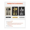 Conjunto de Talheres SucceBuy Conjunto de Talheres em Aço Inoxidável com 65 Peças para 12 Pessoas, Serviço de Cozinha.