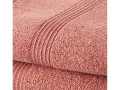 Conjunto de Toalhas de Banho 100% algodão Terracota TODAY - Conjunto de 2