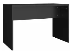Conjunto de toucador com luzes LED derivados de madeira preto