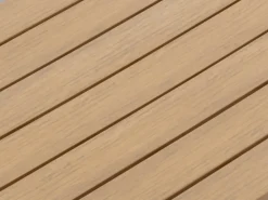 Conjunto jantar jardim extensível alumínio e polywood L170/230cm 6 cadeirões cinza MACILA