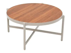 Conjunto lazer jardim alumínio 4 lugares bege - LOMAM de MYLIA