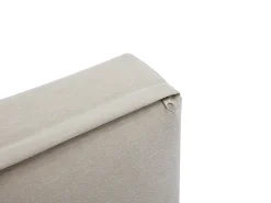 Conjunto lazer jardim modular alumínio branco almofadas bege - NOLLAY de MYLIA