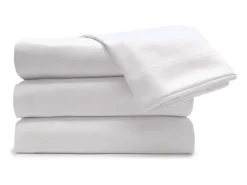 Conjunto Lençol Liso 3 Peças Cama 120cm Branco Descanso Toque Extra Suave