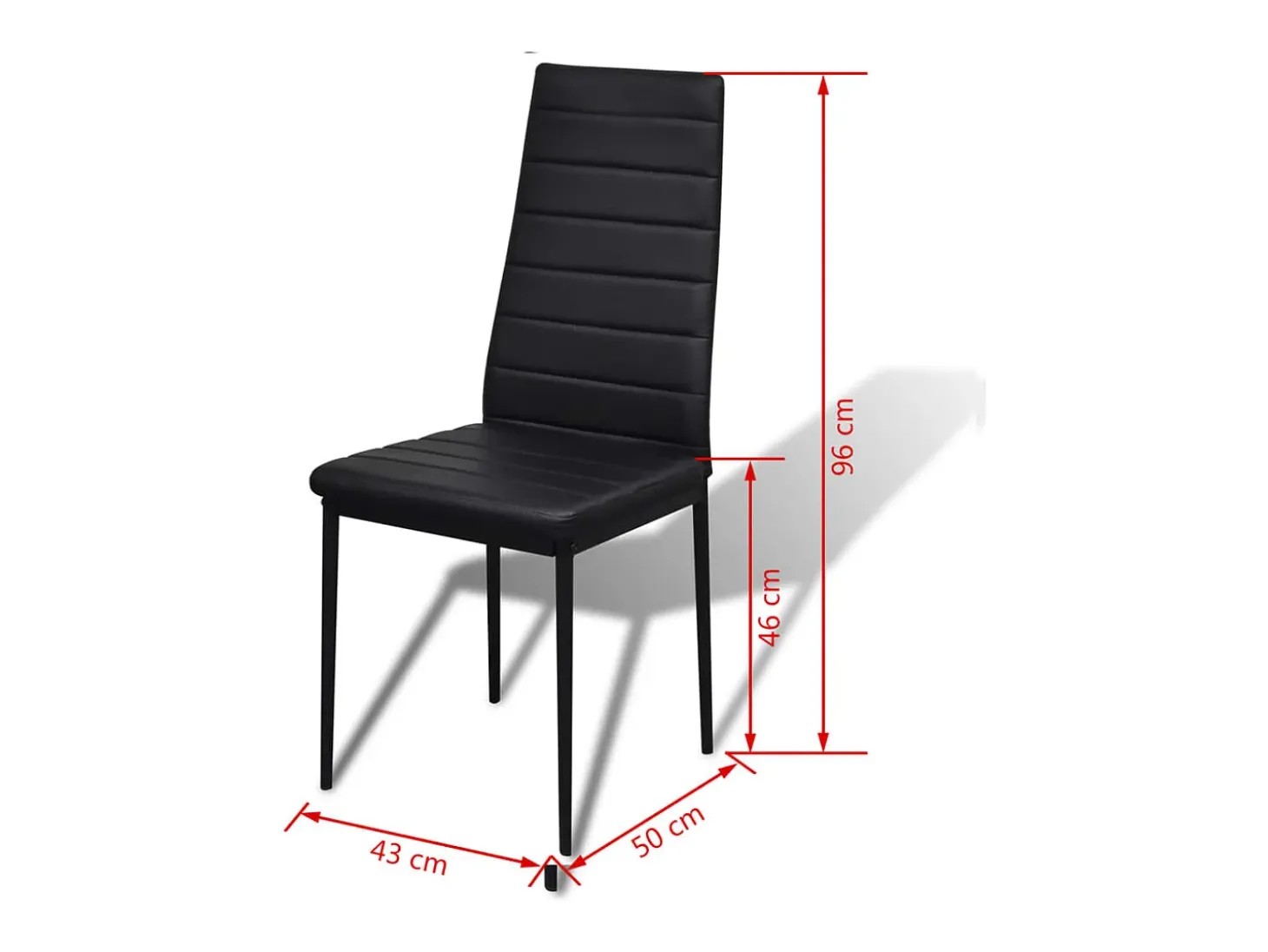 Conjunto mesa de jantar 7 pcs preto