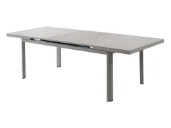 Conjunto mesa jantar jardim alumínio mesa extensível 180/240 e 8 cadeirões NAURU de MYLIA
